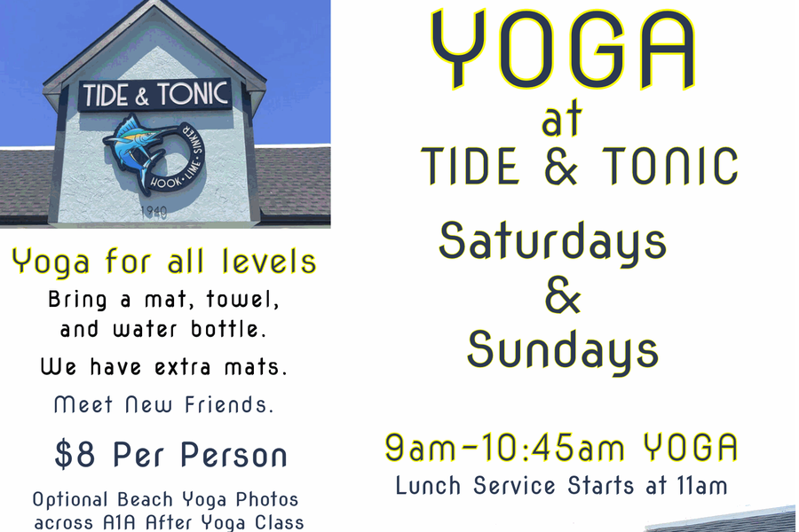 YOGA SUNDAY at TIDE & TONIC